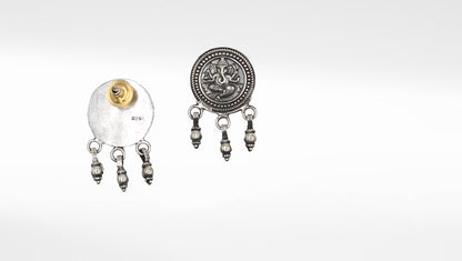 Sangeeta Boochra Silver Oxidized Handcrafted Earring