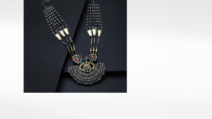 Sangeeta Boochra Tribal Silver Necklace