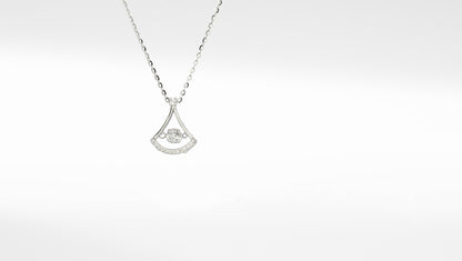 Sangeeta Boochra CZ Studded Sterling Silver Pendant with Chain