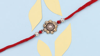 Sangeeta Boochra "925 Sterling Silver Rakhi: Timeless Bond"