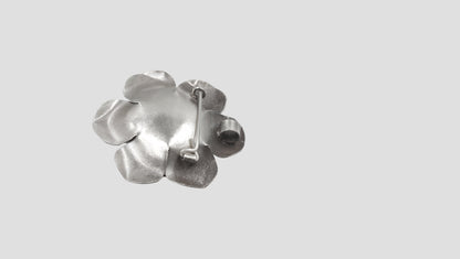 Sangeeta Boochra Designer Oxidised Silver Floral Dual-Wear Pendant Brooch