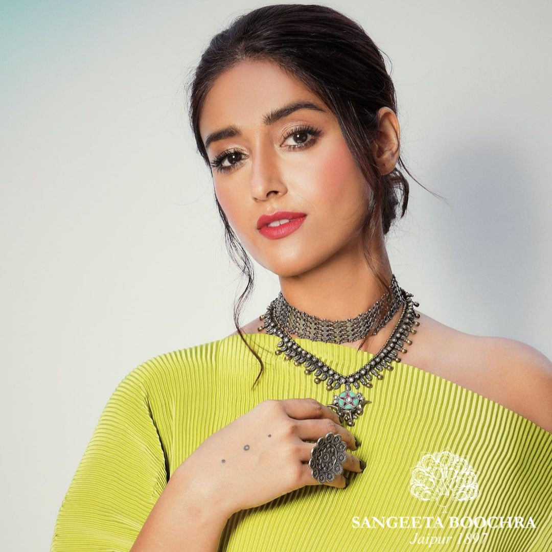 Gorgeous Ileana D'Cruz in Sangeeta Boochra Jewellery