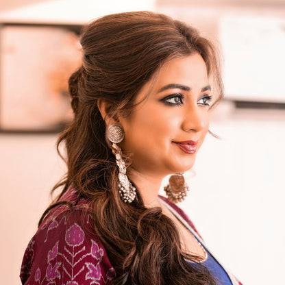 Sangeeta Boochra Artisan Silver Jewellery Set – Shreya Ghoshal Signature Look