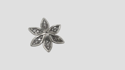 Vintage Textured Flower Charm Pendant – Sangeeta Boochra