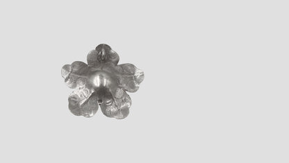 Sangeeta Boochra Handmade Sterling Silver Floral Pendant