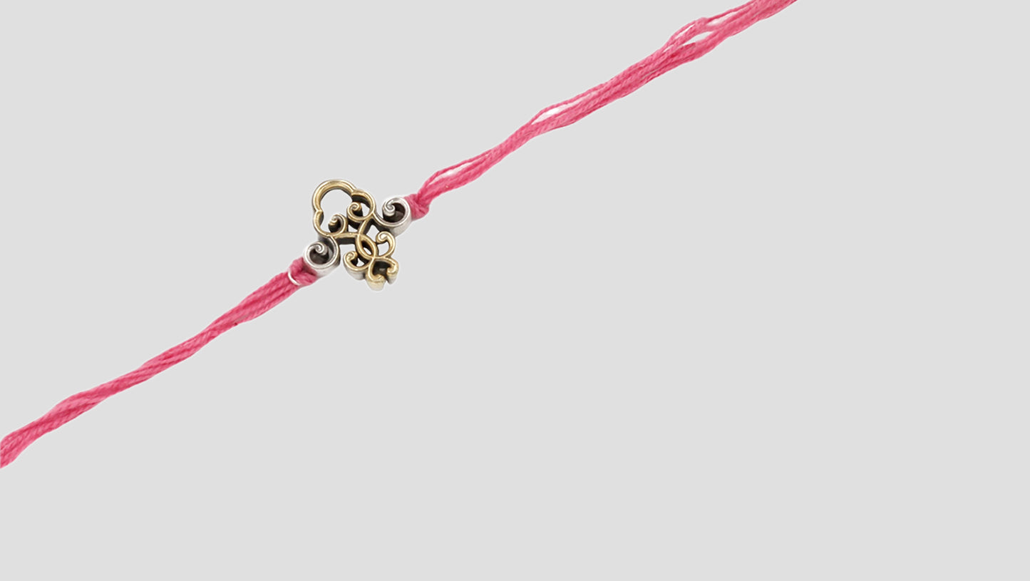 "Heritage Knot: Silver Rakhi by Sangeeta Boochra"