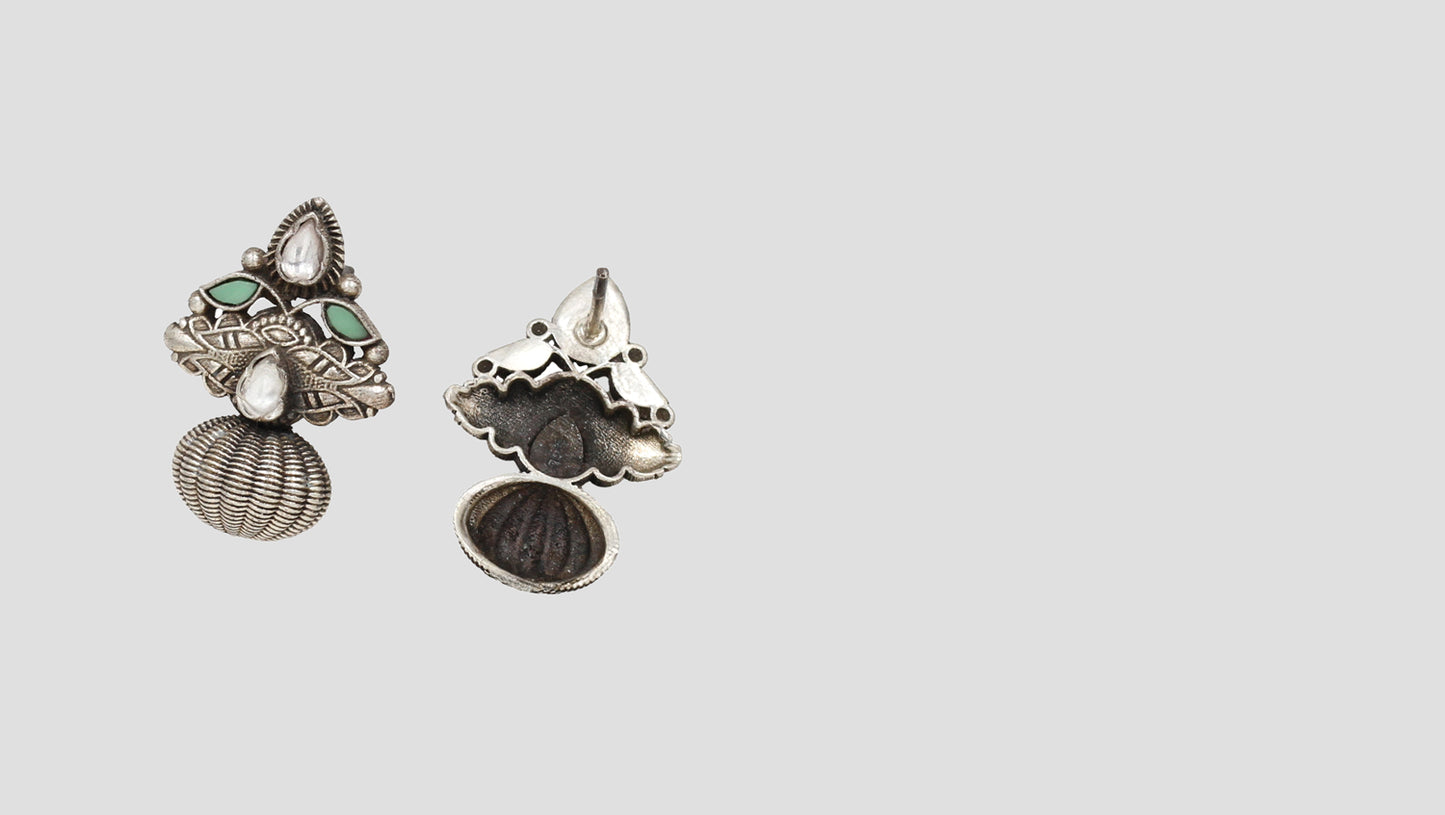 Minimal Luxe: Handcrafted Silver Studs by Sangeeta Boochra