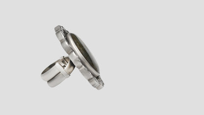 Handcrafted Labradorite Silver Ring by Sangeeta Boochra