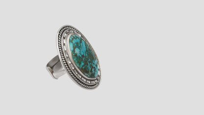 Sangeeta Boochra Signature Turquoise Statement Ring