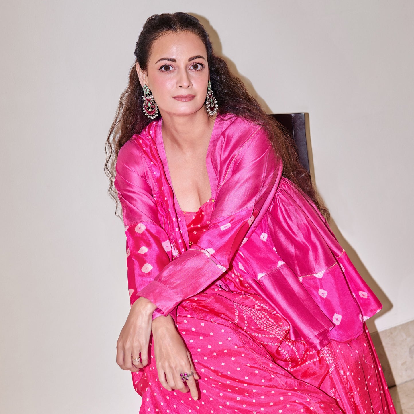 Dia Mirza Embodies Elegance with Sangeeta Boochra Jewelry