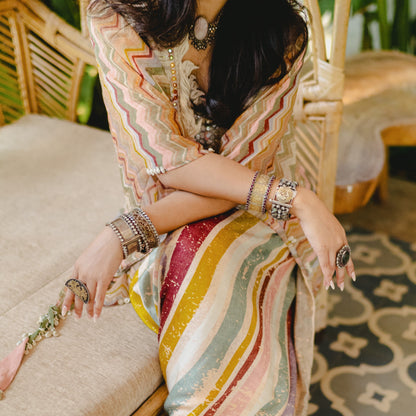 Ethereal Silver Statement | Worn by Kritika Kamra