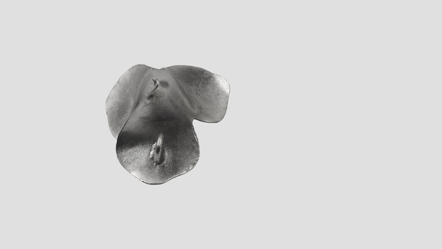 Sangeeta Boochra Artisan Silver Floral Charm Pendant
