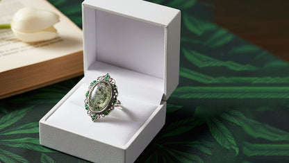 Sangeeta Boochra Traditional Silver Ring with Kundan Work