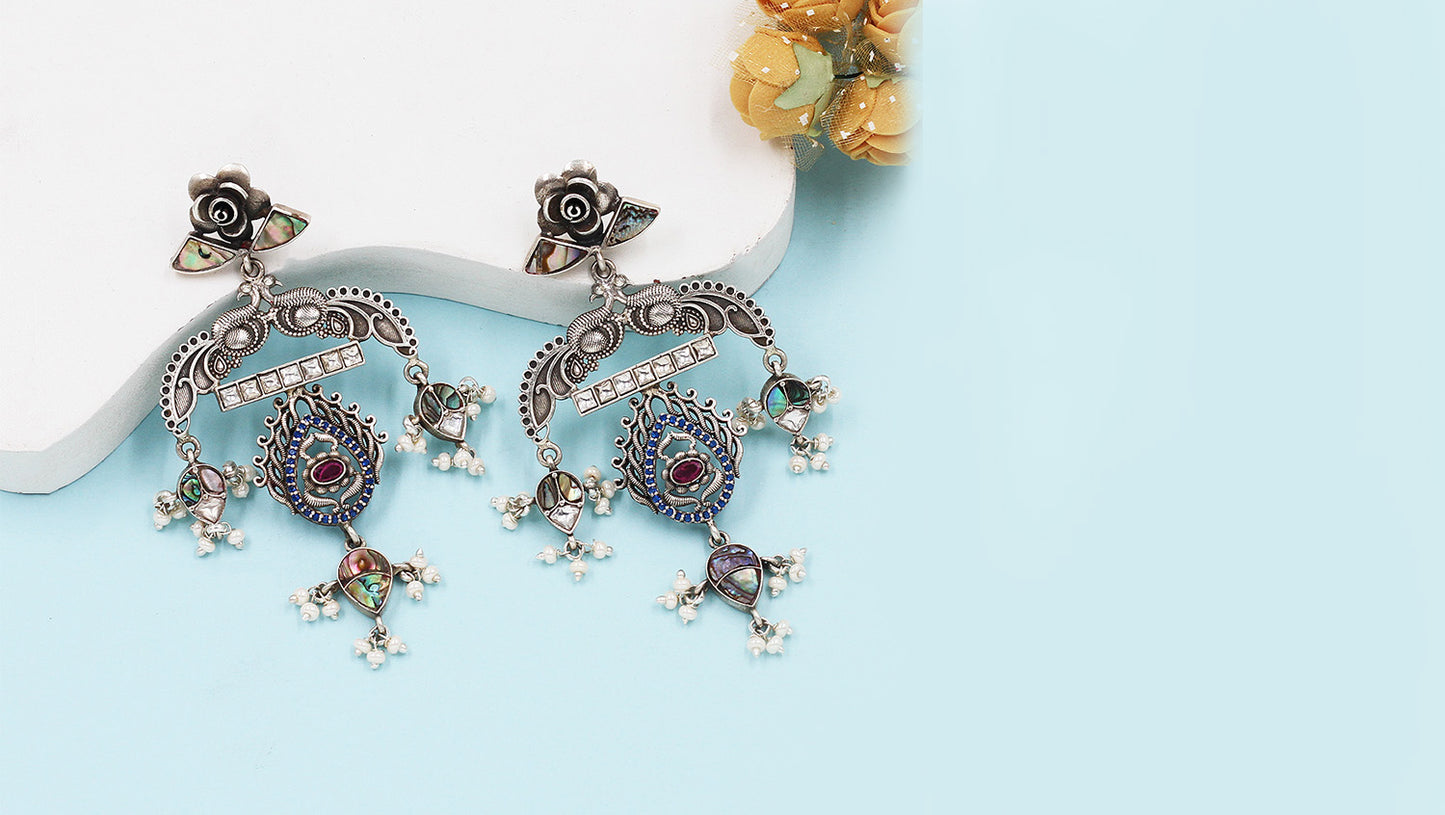 Ethereal Elegance: Silver Drops by Sangeeta Boochra