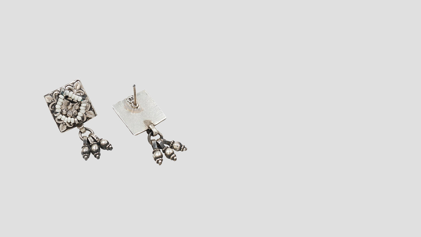 Artisan's Touch: Sangeeta Boochra Vintage Silver Earrings