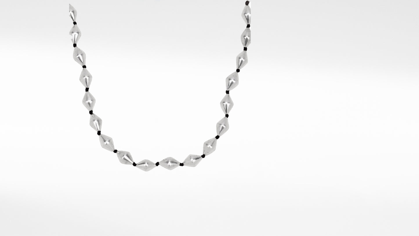 Sangeeta Boochra Tribal Silver Necklace