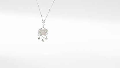 Sangeeta Boochra Silver-Plated CZ Pendant & Chain