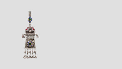 Timeless Heritage: Sangeeta Boochra 925 Silver Keychain