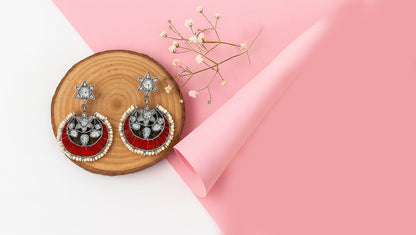 Sangeeta Boochra Handcrafted Kundan Earring