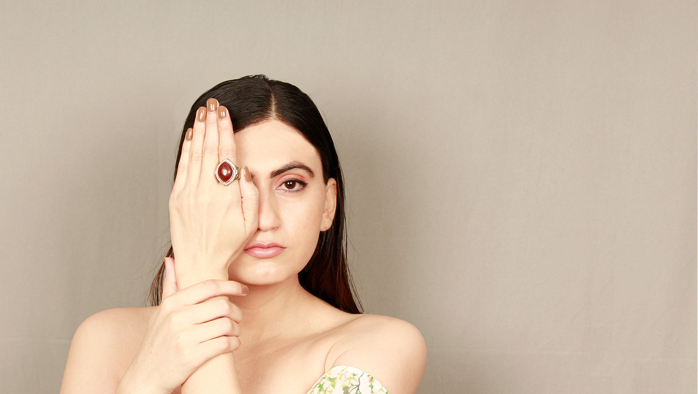 Sangeeta Boochra Silver Handcrafted Ring