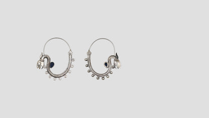 Artisan Heritage Hoop Earrings by Sangeeta Boochra