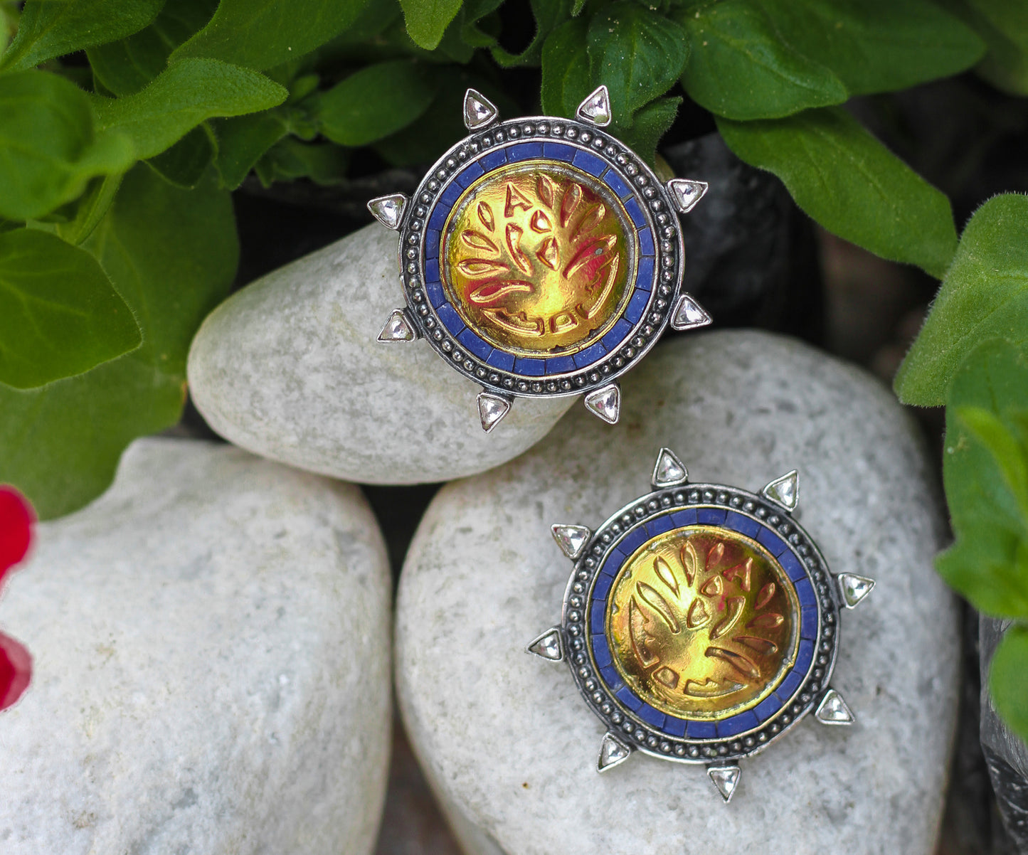 Sangeeta Boochra Silver Earrings