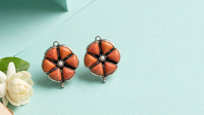 Sangeeta Boochra Ethnic Floral Stud