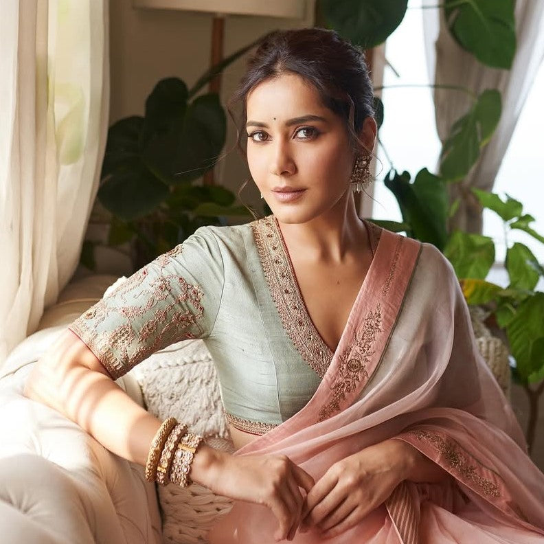 "Raashii Khanna in Sangeeta Boochra's Heritage Glow"