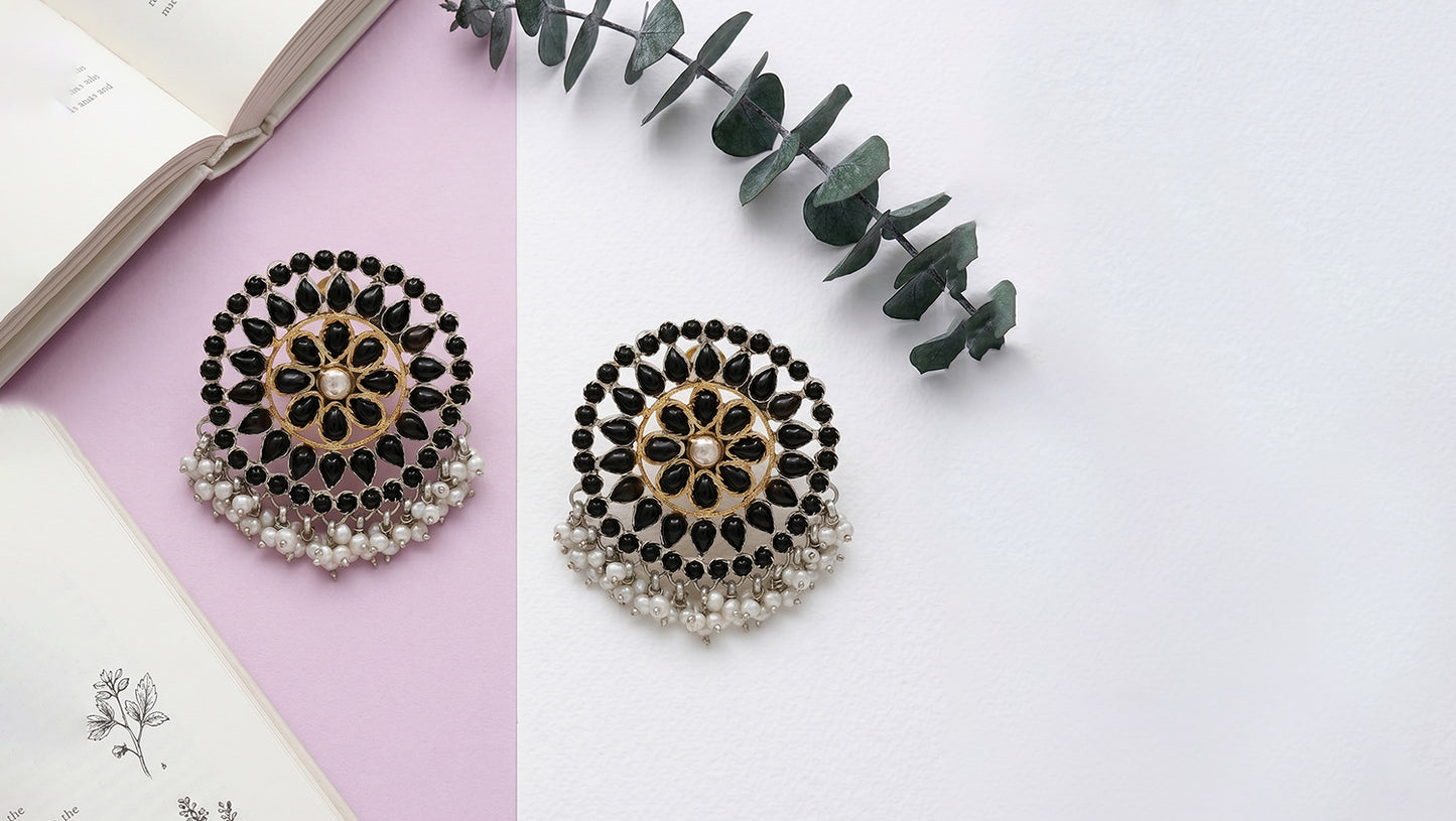 Sangeeta Boochra Artisan Dual Tone Festive Earrings