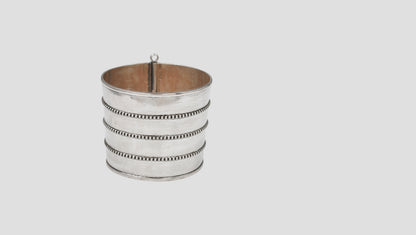 Sangeeta Boochra Classic Oxidised Silver Hand Bangle
