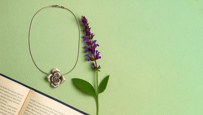 Sangeeta Boochra Oxidised Silver Pendant