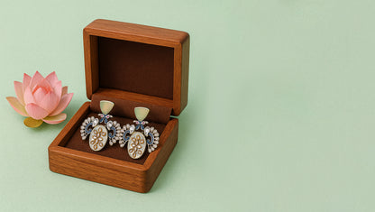 Sangeeta Boochra Handcrafted Silver Earrings