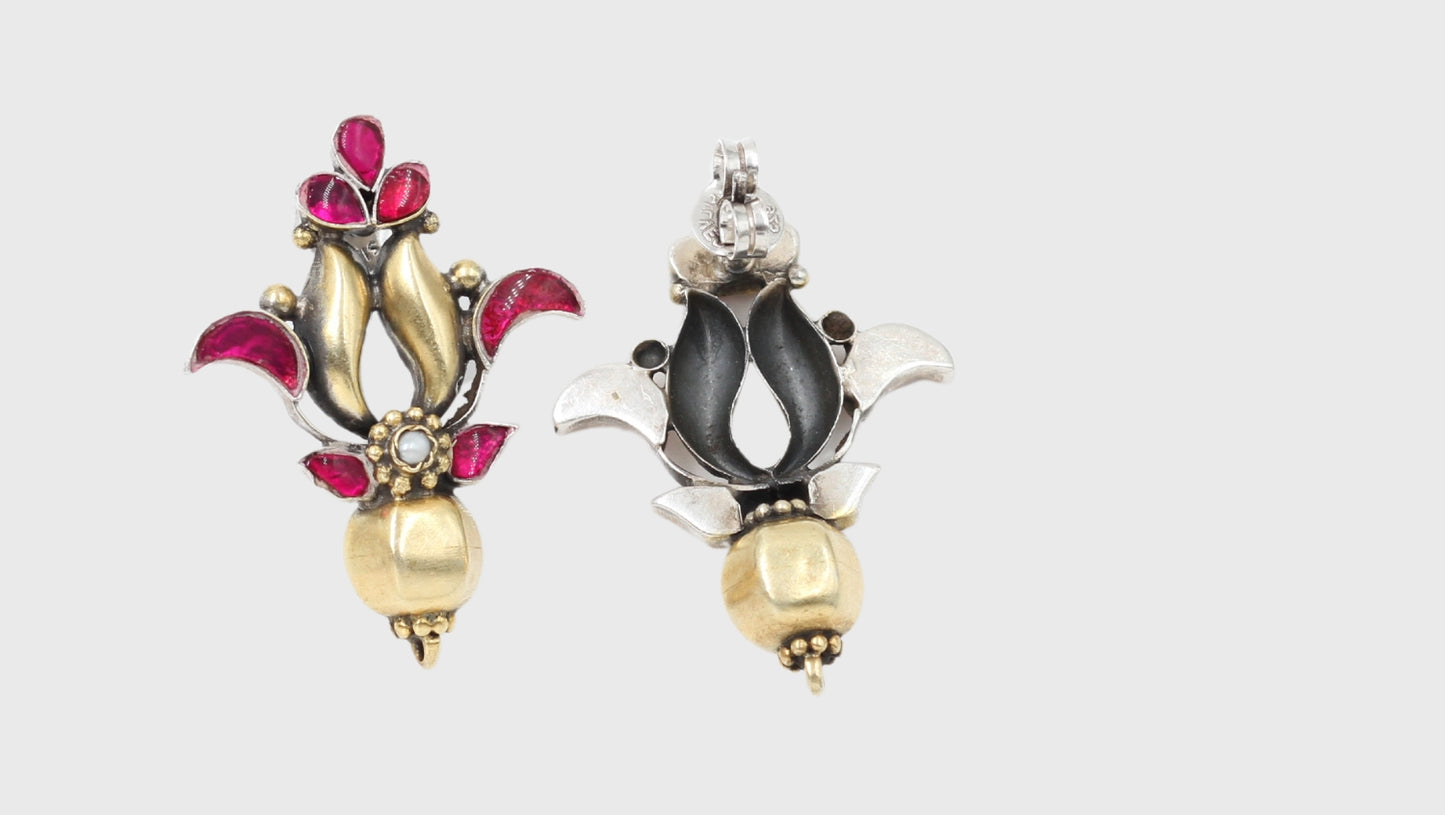 Divine Details: Sangeeta Boochra Silver Handcrafted Earrings