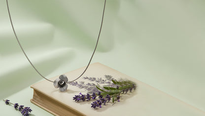 Sangeeta Boochra Artisan Silver Floral Charm Pendant