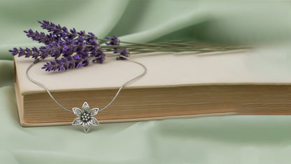 Vintage Textured Flower Charm Pendant – Sangeeta Boochra