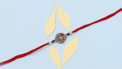 Sangeeta Boochra "925 Sterling Silver Rakhi: Timeless Bond"