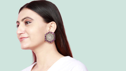 Sangeeta Boochra Silver Earrings