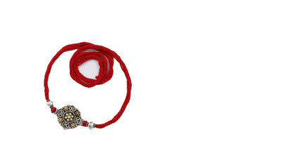 Sangeeta Boochra "925 Sterling Silver Rakhi: Timeless Bond"