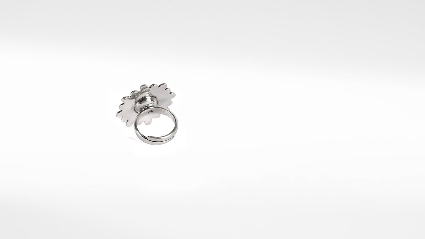 Sangeeta Boochra Silver Ring