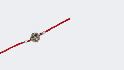 Sangeeta Boochra "925 Sterling Silver Rakhi: Timeless Bond"