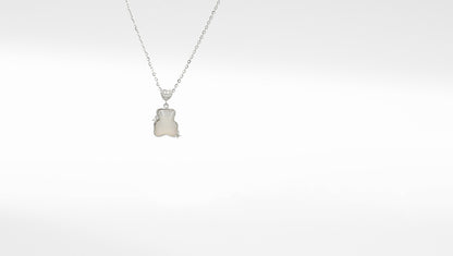 Sangeeta Boochra Silver-Plated CZ Pendant & Chain