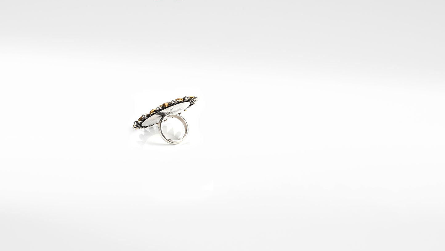 Sangeeta Boochra Silver Ring