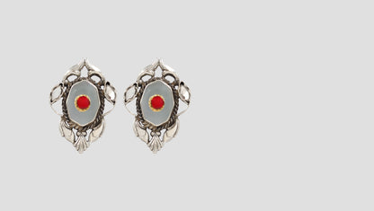 Timeless Simplicity: Handcrafted Silver Studs by Sangeeta Boochra