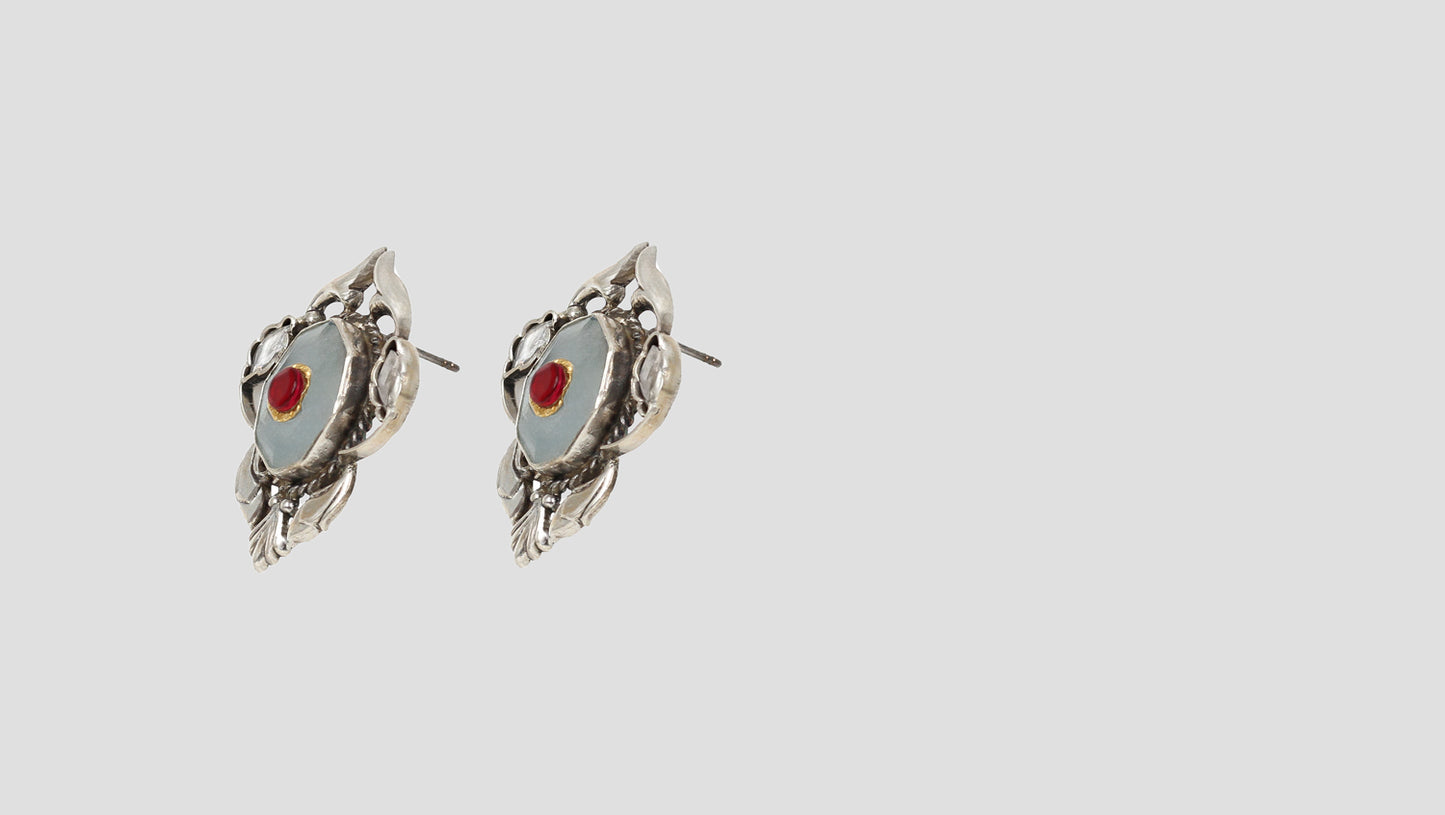 Timeless Simplicity: Handcrafted Silver Studs by Sangeeta Boochra