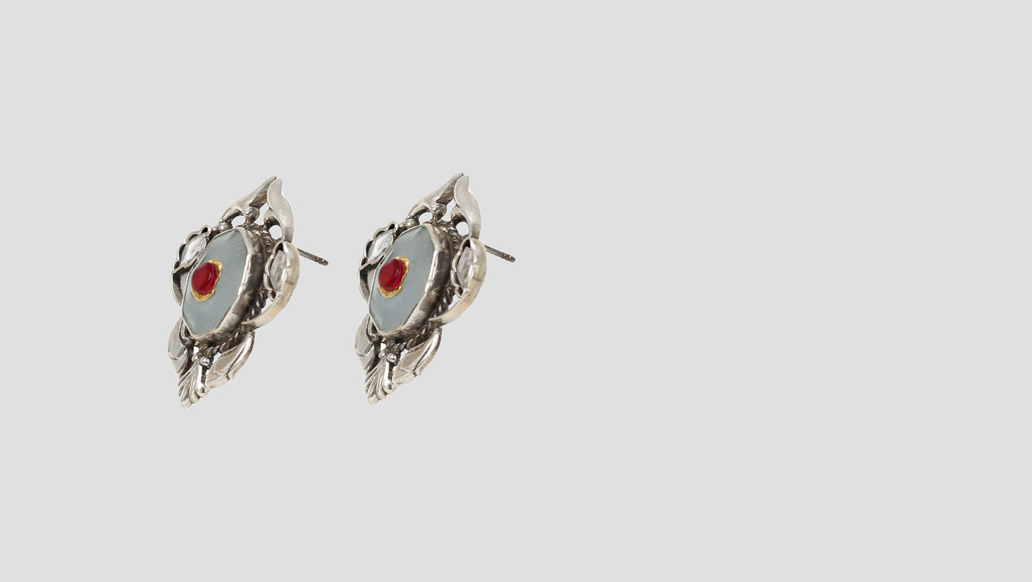 Timeless Simplicity: Handcrafted Silver Studs by Sangeeta Boochra