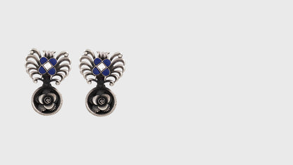 Exquisite Design: Sangeeta Boochra Handcrafted Silver Earrings