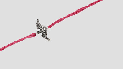Sangeeta Boochra Signature Silver Rakhi