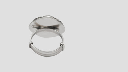 Sangeeta Boochra Handcrafted Traditional Oxidised Silver Ring