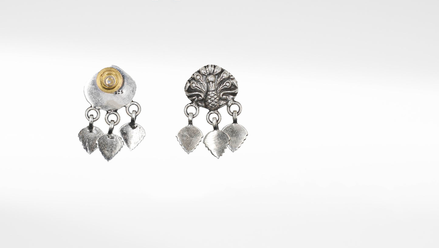 Sangeeta Boochra Silver Oxidized Handcrafted Earring