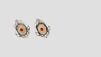 Sophisticated Simplicity: Sangeeta Boochra Silver Handcrafted Studs